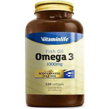 Imagem de Omega 3 1000Mg 120 Caps - Vitaminlife