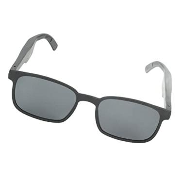 Imagem de zottel Óculos, óculos inteligentes de 80 mAh para atender chamadas leves para uso externo (preto)