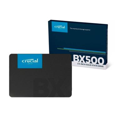 Imagem de SSD 500GB Crucial BX500, SATA (6Gb/s), 2.5&quot;, Leitura 550MB/s, Gravação 500MB/s - CT500BX500SSD1