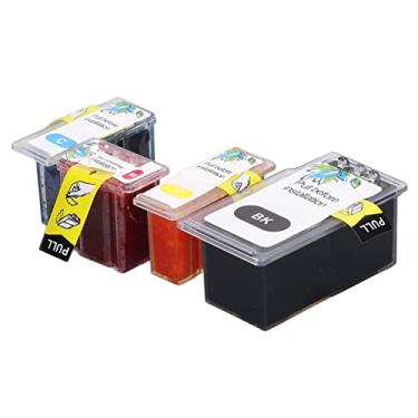 Imagem de Cartucho de tinta, ampla aplicação Preto Azul Vermelho Amarelo Cartuchos de impressora Cores naturais Alta compatibilidade para MP495 MP490 MX330 MX340 MX350