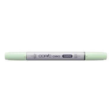Imagem de COPIC Marcador CIAO Ponta Dupla Redonda e Chanfrada, Cor G000 Pale Green, 1 unidade