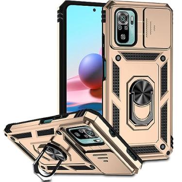 Imagem de Capa de telefone de armadura magnética para Xiaomi para Redmi Note 8 9 10 11 PRO PLUS MAX S 5G suporte com lente deslizante de anel capa protetora traseira, Z5, para nota 10