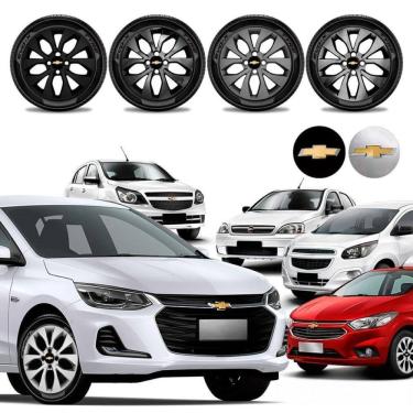 Imagem de Jogo calota Chevrolet Onix Prisma Celta Corsa Agile Aro 15