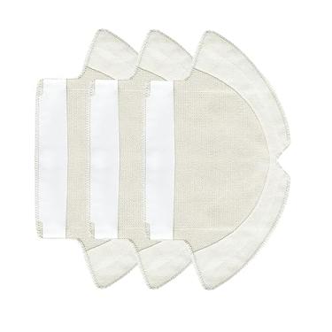 Imagem de NUHFUFA 3 peças de almofadas de esfregão laváveis pano pano pano robô aspirador de pó acessórios para Tefal Rowenta X-plorer série 75 RG7687
