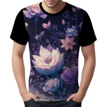 Imagem de Camisa Camiseta Estampa Art Floral Flor Natureza Florida 3 - Enjoy Sho