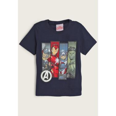Imagem de Infantil - Camiseta Brandili Avengers Azul-Marinho Brandili 35935 menino