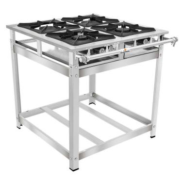 Imagem de Fogão Super 40 Kenok 4 Bocas 2 Duplas Baixa Pressão FBSU4B.772