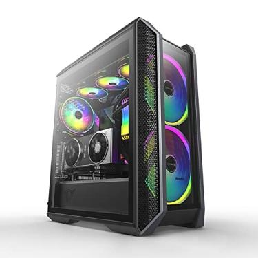 Imagem de Gabinete Gamer Gaming Case, Mid - Tower PC Gaming Case E-ATX/ATX/M-ATX/ITX - Front I/O TPYE-C Port - Tempered Glass Side Panell - Support 2 200MM Fans