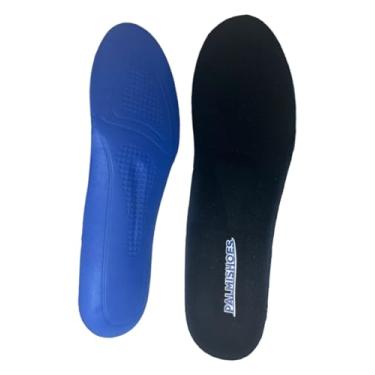 Imagem de Palmilha Para Tênis Esportiva Anatômica Anti-impacto Macia e Confortável (43, Azul)