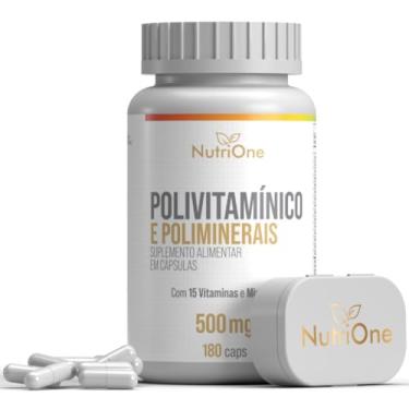 Imagem de Polivitamínico Completo A-Z 15 Vitaminas e Minerais Concentrados 100% V.D. 180 Cápsulas - Nutrione