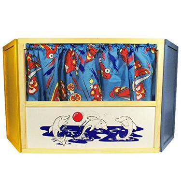 Imagem de Teatro de Fantoches para Mesa - Madeira - Ciabrink