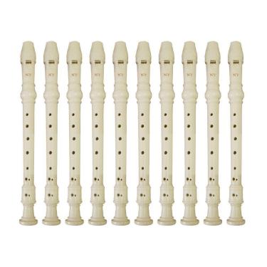 Imagem de Kit 10 Flautas Doce Germânica FL 20G New York