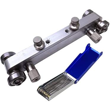 Imagem de TUOREN Lixadeira de porca de sela de ponte de guitarra e 13 ferramentas de guitarra acústica de arquivos de agulha de tamanho diferente