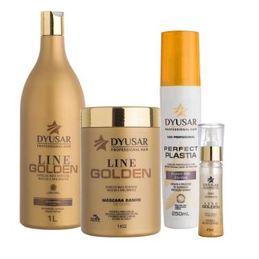 Imagem de Terapia Capilar Com Hidratação Ouro E Protetor Térmico