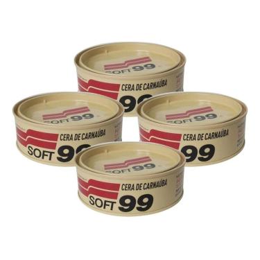 Imagem de Kit 4 Cera de Carnaúba Soft 99 All Colors - 100g