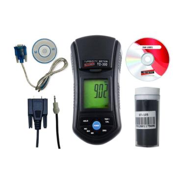 Imagem de Kit Turbídímetro Digital 0 A 1000 Ntu Td-300 Portátil Instrutherm Maleta Cabo Rs-232 Software Pc Solução Calibração