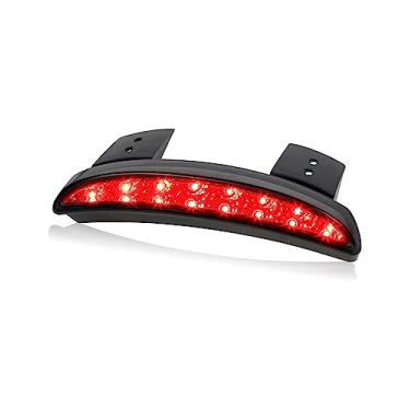 Imagem de QUASCO Luz traseira de freio de LED com borda de para-lama traseira cortada para motocicleta compatível com Harley Sportster Iron 883 XL1200C XL1200L XL1200N XL1200R XL1200R XL1200V XL1200X