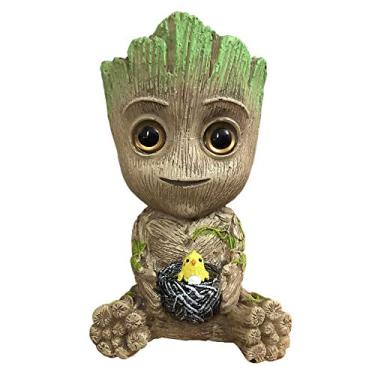 Imagem de SLOCME Decorações de borbulhador de ar para aquário - artesanato de resina com bomba de oxigênio para decoração de aquário de peixes, com pedra borbulhadora de ar para aquário