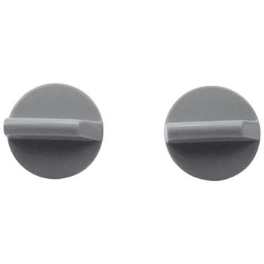 Imagem de Pacote com 2 botões de controle de ar condicionado WP12X10002 compatível com GE Room Air Conditioner RAC Control Knob