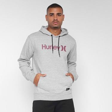 Imagem de Moletom Hurley O&O Solid Canguru Masculino-Masculino