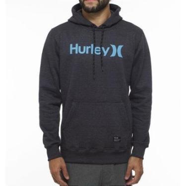Imagem de Moletom Hurley Canguru O&O Solid WT23 Masculino-Masculino