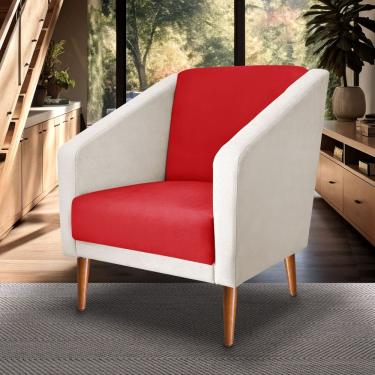 Imagem de Poltrona Sala De Estar Monalisa Decorativo suede