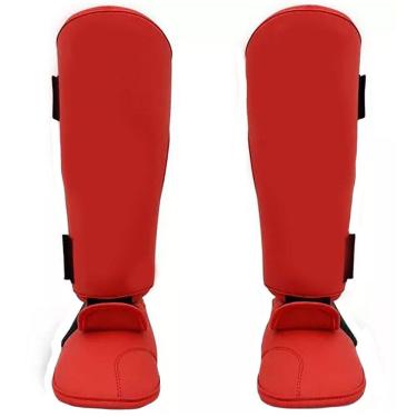 Imagem de Caneleira de Karatê Shinai com Protetor de peito de pé Infantil