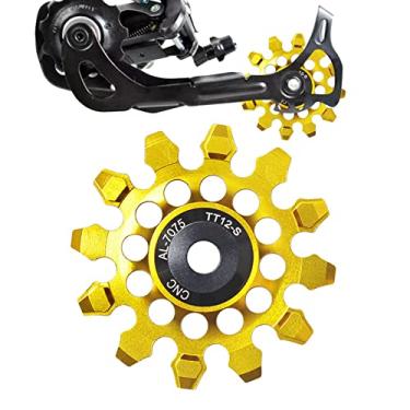 Imagem de Polia do Desviador - Jóqueis de rolamento,Desviador de roda autopropelido, roda dentada guia, rolamento de eixo cerâmico da roda de tensão para mountain bikes bicicleta de
