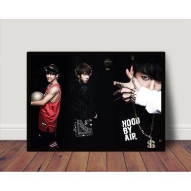 Imagem de GENÉRICO, Poster C Moldura Bts Bangtan Boys P5596