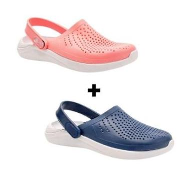 Imagem de Babuche Chinelo Feminino e Masculino KIT 2 PARES Sandália Adulto Confortável-Unissex