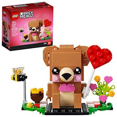 Imagem de LEGO BrickHeadz Valentine's Bear 40379 Building Kit, New 2021 (150 Pieces)