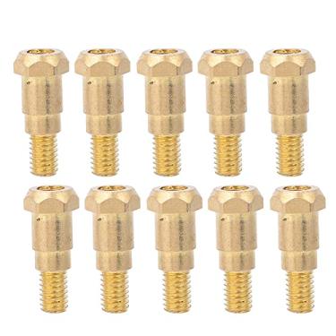 Imagem de Suporte de Ponta de Contato de 10 Unidades Feito de Latão à Prova de Ferrugem Durável para Tocha de Soldagem Binzel Mb 24kd Mig Consumíveis Linhas Usinadas Com Precisão Garantem