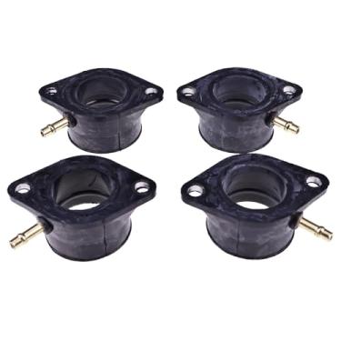 Imagem de Dowfane Adaptador de interface de carburador coletor de admissão 16065-029 16065-028 4 peças compatíveis com Kawasaki 1000 LTD Z1 KZ900 KZ1000 Carb