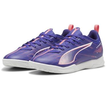 Imagem de PUMA Tênis infantil unissex Ultra Play Indoor Training, Lápis-lazúli-puma branco brilho pôr do sol, 20