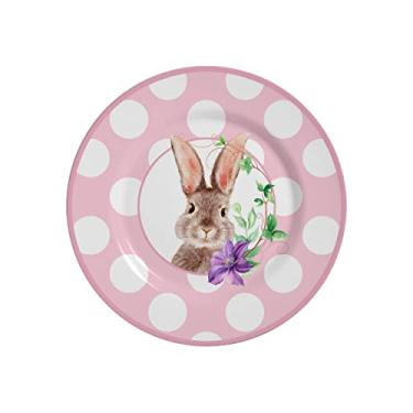 Imagem de Prato Sobremesa Coelha Amy Pascoa Alleanza 6 un