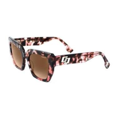 Imagem de Óculos Solar Colcci Vivian C0266fh434  Brilho Demi Lente Marrom Degradê-Feminino