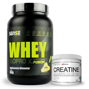 Imagem de Kit Whey Iso Pro X Fusion 900g + Creatina Pura 200g (900g, Baunilha)