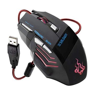 Imagem de InfoKit Mouse Gamer X Soldado 3000 Dpi Anatomico Multicolor Gm-700, Branco