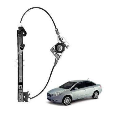 Imagem de Maquina Vidro Manual Linea 2014 2015 2016 Traseira Direita - Zinni Gue