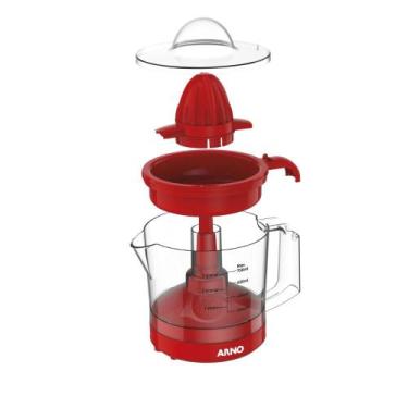 Imagem de Espremedor de frutas Suco Express 0,75L Vermelho CP02 - Arno, Vermelho