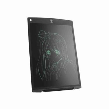 Imagem de Tablet de Desenho, Prancheta de Desenho 12ich Com Caneta para Escrever, Desenhar, Rabiscar, Rascunho de Escritório, Registros de Reuniões (Preto)