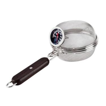 Imagem de DimyFew Filtro de Torrador de Grãos de Café, com Termômetro, Máquina de Torrar Café, Assadeira de Malha para Café Doméstico