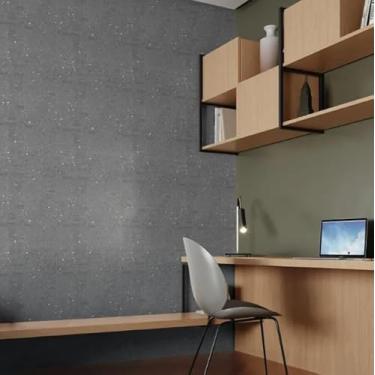 Imagem de Papel De Parede Vinílico Essencial 4318 Cinza Bobinex