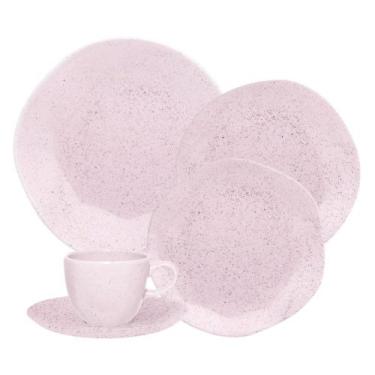 Imagem de Aparelho de Jantar 20 Peças Pink Sand Oxford, Rosa, 20