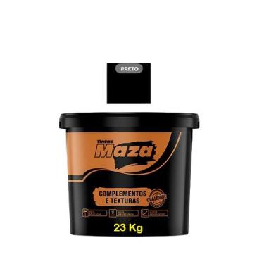 Imagem de Textura Cristallo Toque De Cristal Maza Balde 25kg,  Preto
