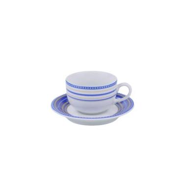 Imagem de Xícara Café Com Pires 100ml Porcelana Schmidt - Dec. Paula 2265, 2265,