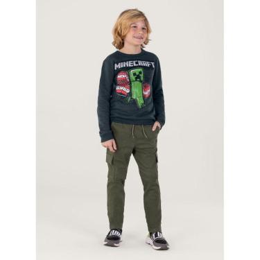 Imagem de Blusão Moletom Minecraft Infantil Unissex Brandili