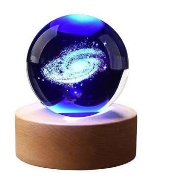 Imagem de Enfeite luminária decorativo de mesa corpos celestes 3d - DANTAS