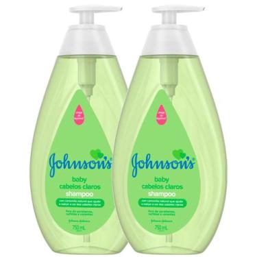 Imagem de Kit C/ 2 Shampoo Johnson's Baby Cabelos Claros 750ml