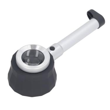 Imagem de Lupa Com Zoom óptico de 45X, Microscópio Portátil Com Luz LED para Leitura de Joias, Microscópio Eletrônico Portátil Com Escala e Luz UV